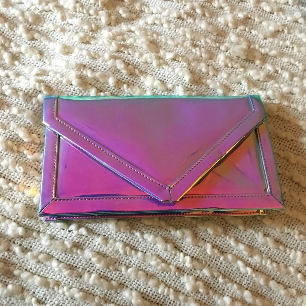 Holographic Urban Outfitters clutch/purse